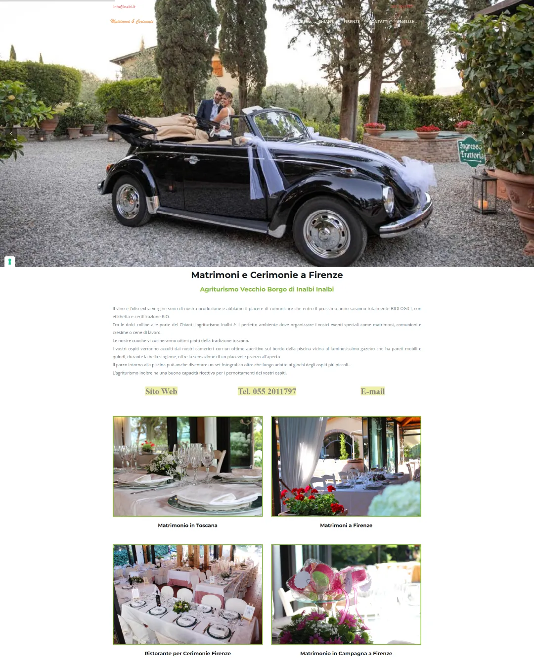 Vecchio Borgo Inalbi, Matrimoni & Cerimonie — prima dell'intervento